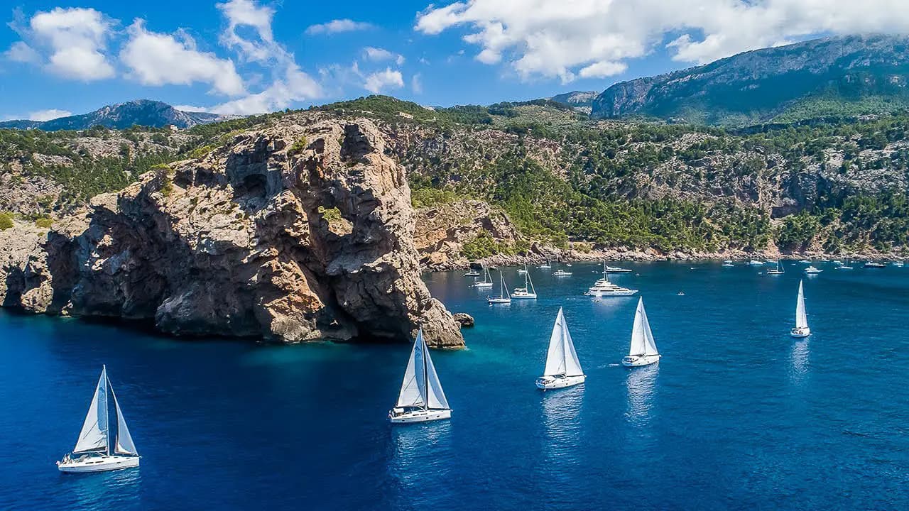 Clear-water coves a short hop from the marina